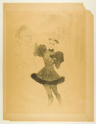Lender a Lavallière, in Le Fils de L'Arétin od Henri de Toulouse-Lautrec