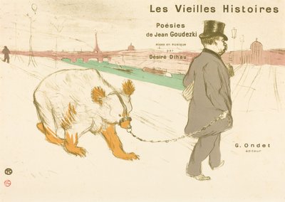 Les Vieilles Histoires, obálka/frontispis od Henri de Toulouse-Lautrec