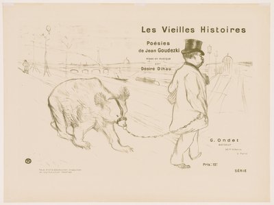 The Old Stories: Cover - Frontispis od Henri de Toulouse-Lautrec