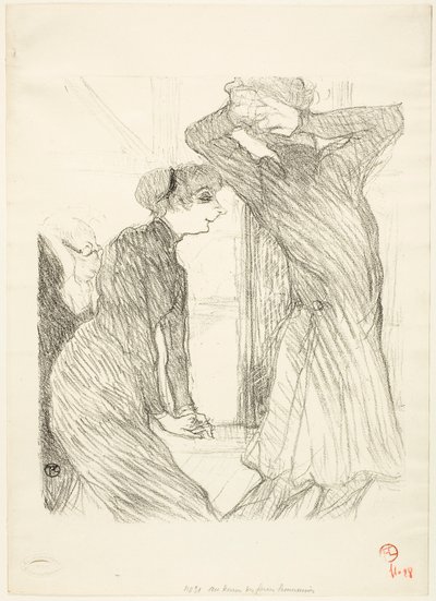 Lugné-Poé a Bady v „Nad lidskými silami“ od Henri de Toulouse-Lautrec