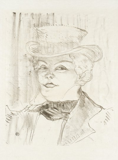 Madame Réjane od Henri de Toulouse-Lautrec