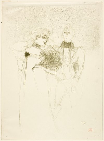 Mademoiselle Lender, v Madam Satan od Henri de Toulouse-Lautrec