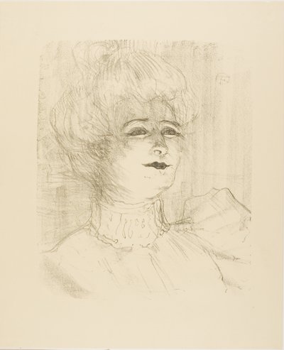 Marie-Louise Marsy, z Treize Lithographies od Henri de Toulouse-Lautrec
