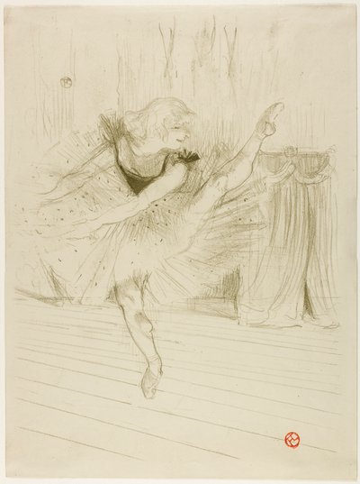 Slečna Ida Heath, anglická tanečnice od Henri de Toulouse-Lautrec