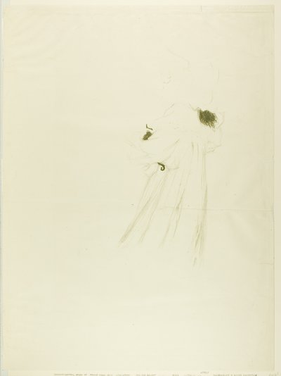 Slečna May Belfort (velký talíř) od Henri de Toulouse-Lautrec