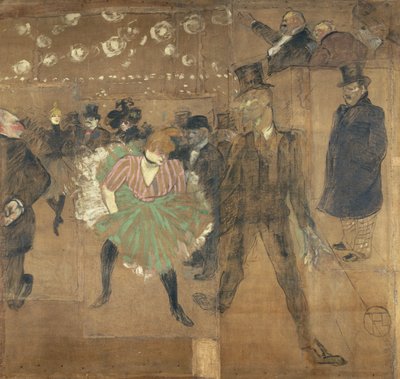 Panely pro Goulue baraque na Foire du Trône v Paříži od Henri de Toulouse-Lautrec
