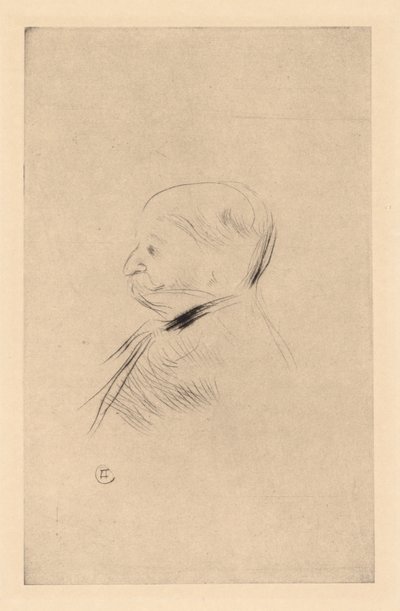 Portrét muže od Henri de Toulouse-Lautrec