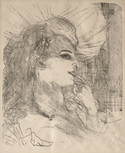 Portréty herců a hereček: Třináct litografií: Anna Held od Henri de Toulouse-Lautrec