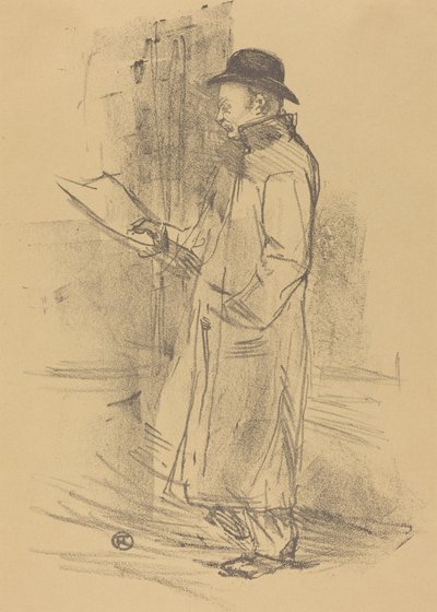 Program k „Benefice Gemier“ (Programme du «Bénéfice Gémier») od Henri de Toulouse-Lautrec