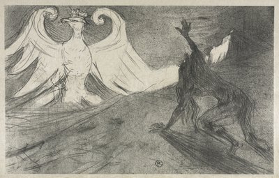 Projekt pro Frontispiece to: Au pied du Sinaï od Henri de Toulouse-Lautrec