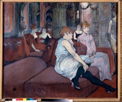 Salon in der Rue des Moulins von Henri de Toulouse-Lautrec
