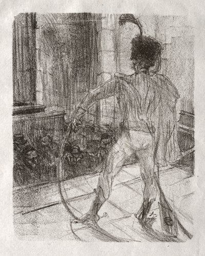 Na úpatí Sinaje: Schlomé Fuss v synagoze od Henri de Toulouse-Lautrec