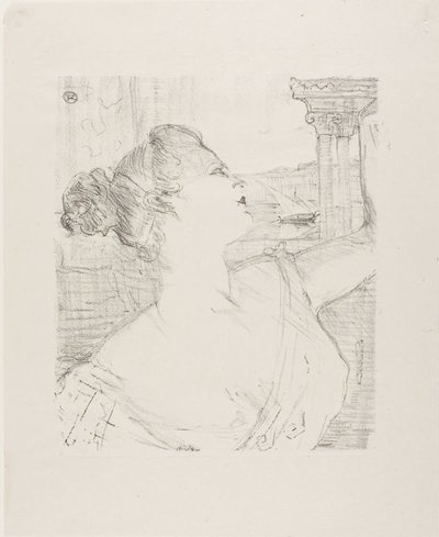 Sybil Sandersonová, od Treize Lithographies od Henri de Toulouse-Lautrec