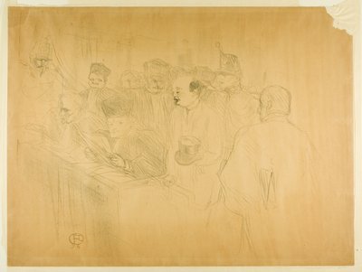 The Arton Trial (třetí deska) od Henri de Toulouse-Lautrec