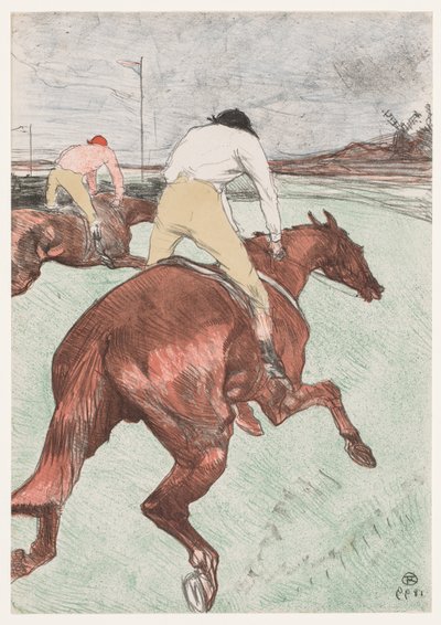 žokej od Henri de Toulouse-Lautrec