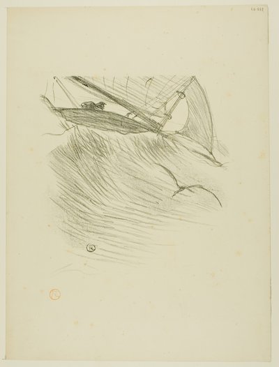Mořské vlaštovky, z Melodies od Désiré Dihau od Henri de Toulouse-Lautrec