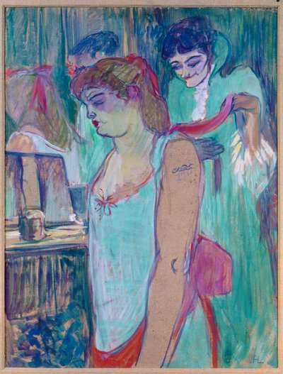 Die tätowierte Frau oder die Toilette von Henri de Toulouse-Lautrec