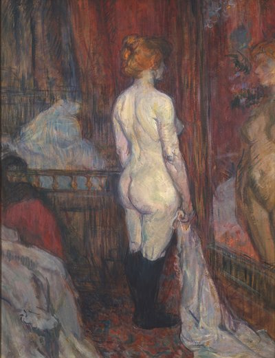 Žena před zrcadlem od Henri de Toulouse Lautrec