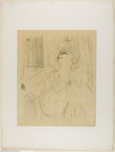 Yvette Guilbert — Menilmontant de Bruant, od Yvette Guilbert od Henri de Toulouse-Lautrec