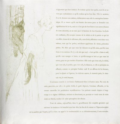 Yvette Guilbert-Francouzská řada: č. 11 od Henri de Toulouse-Lautrec