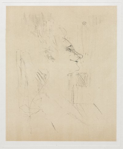 Yvette Guilbert v opilosti od Henri de Toulouse-Lautrec