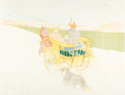 A Drive in the Country od Henri de Toulouse Lautrec