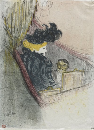 Knížecí idyla, Clara Ward, 1897 od Henri de Toulouse Lautrec