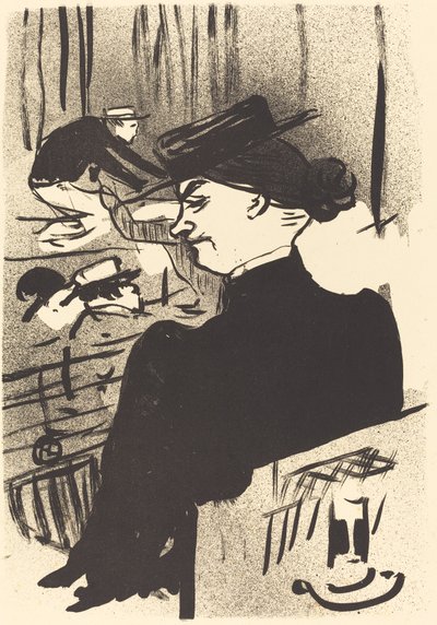 Eine Zuschauerin, 1893 von Henri de Toulouse Lautrec