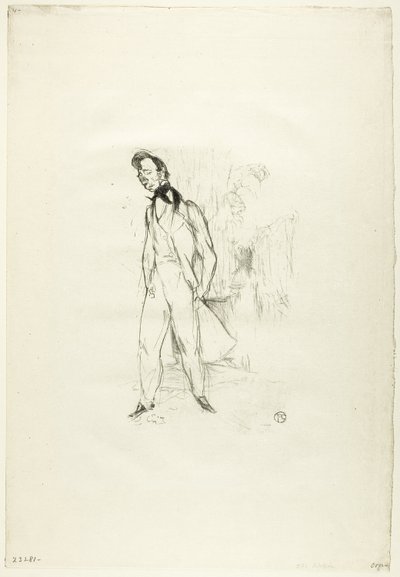 Adolphe aneb Mladý smutný muž od Henri de Toulouse-Lautrec