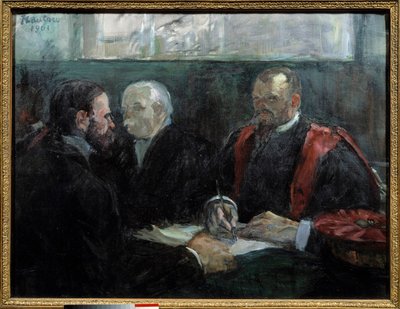 Eine Prüfung an der medizinischen Fakultät von Paris im Jahr 1901 von Henri de Toulouse Lautrec