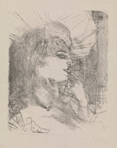 Anna Held, z Portrétů d od Henri de Toulouse Lautrec
