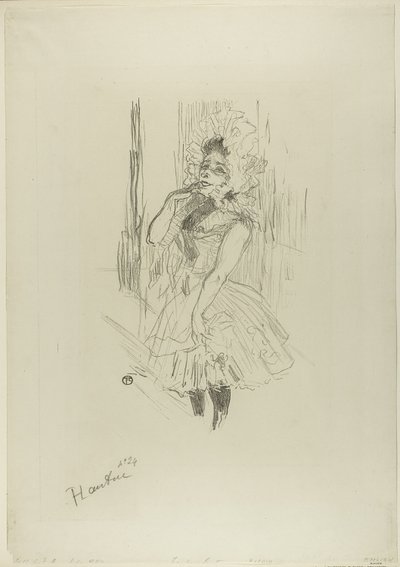 Anna Held ve filmu Všechny tyto dámy v divadle od Henri de Toulouse Lautrec