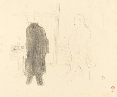 Antoine a Gémier ve filmu "A Bankruptcy" od Henri de Toulouse Lautrec