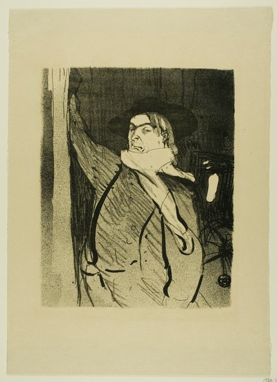 Aristide Bruant, aus Le Café-Concert von Henri de Toulouse-Lautrec