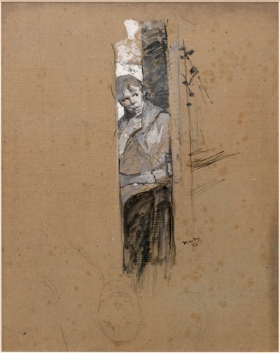 V zákulisí nebo v Tanečnici od Henri de Toulouse Lautrec