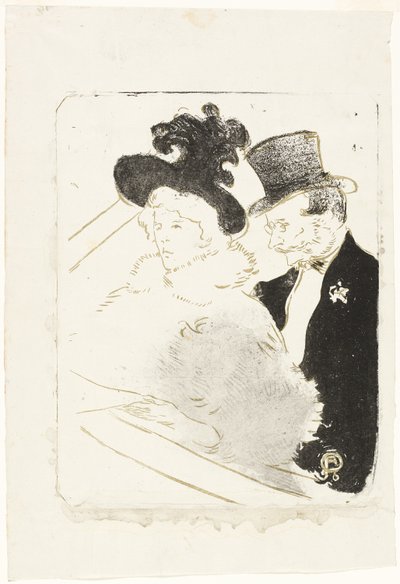 Na Koncertě od Henri de Toulouse Lautrec