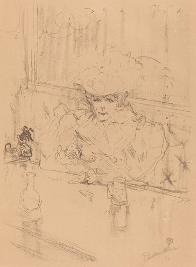 V Hanneton Au Hanneton, 1898. od Henri de Toulouse Lautrec