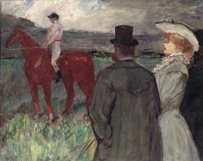 Auf der Rennbahn von Henri de Toulouse Lautrec