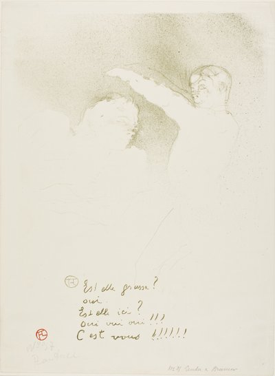 U odrůd: Mademoiselle Lender a Brasseur od Henri de Toulouse Lautrec