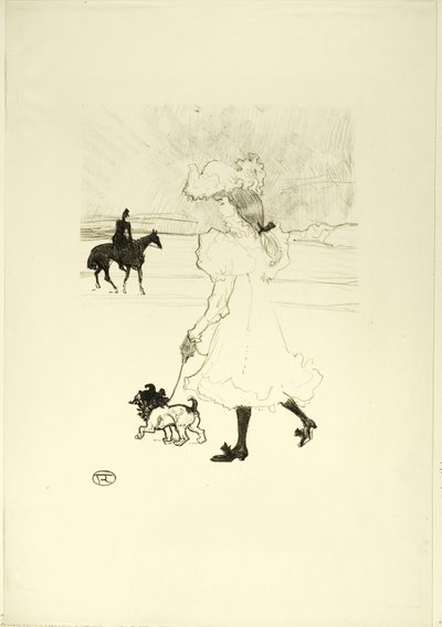 V lesích od Henri de Toulouse Lautrec