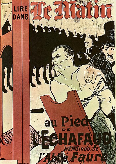 Au pied de lEchafaud, 1893. od Henri de Toulouse Lautrec