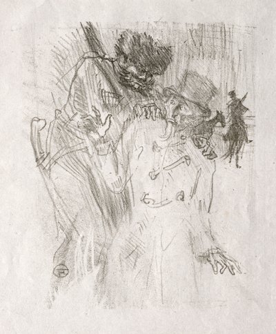 Na úpatí Sinaje: Zatčení Schlomé Fusse, 1898. od Henri de Toulouse Lautrec