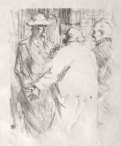 Am Fuße des Sinai: Clemenceau in Busk, 1898 von Henri de Toulouse Lautrec