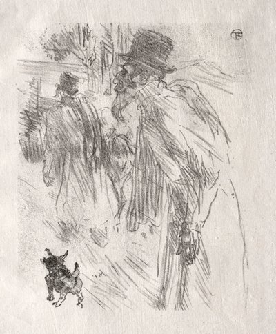 Na úpatí Sinaje: Polští Židé, Karlovy Vary, 1898. od Henri de Toulouse Lautrec