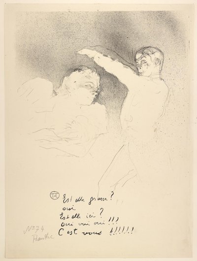 U odrůd, slečno Lender a Brasseur od Henri de Toulouse-Lautrec