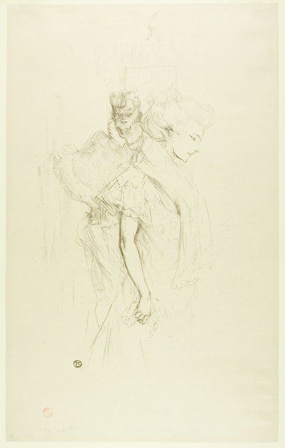 Bílý a černý od Henri de Toulouse Lautrec