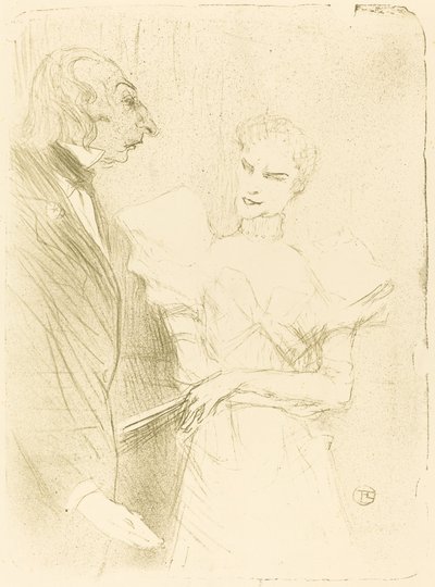 Brandes a Leloir v Cabotins Brandès a Leloir v Cabotins, 1894. od Henri de Toulouse Lautrec
