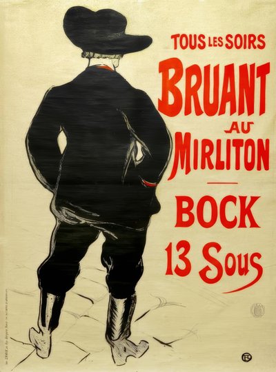 Strnad Mirliton od Henri de Toulouse Lautrec