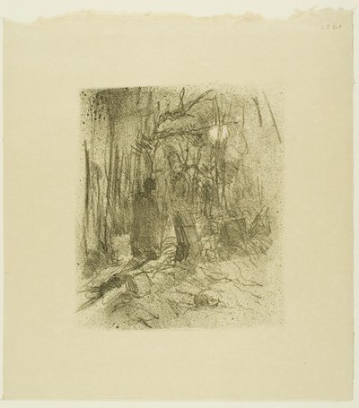 Busk-Friedhof, aus Au Pied du Sinaï von Henri de Toulouse-Lautrec