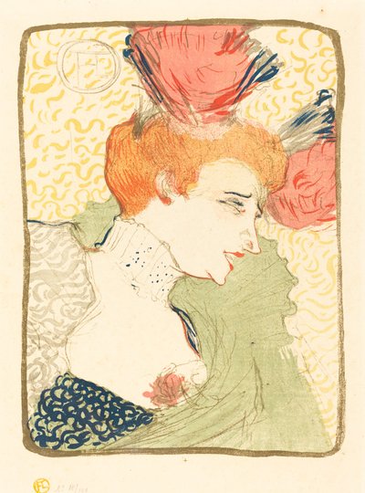 Busta Mlle. Marcelle Lender (Mlle. Marcelle Lender, busta) od Henri de Toulouse Lautrec